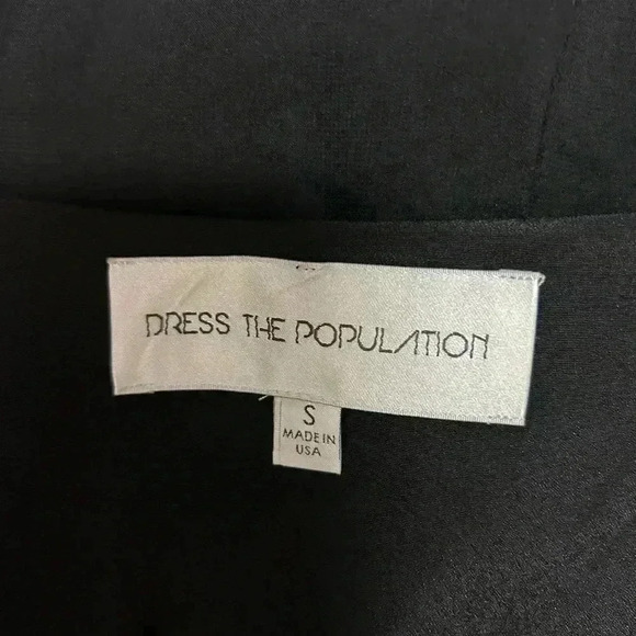 Dress The Population Sequin Sleeve Dress - Picture 6 of 7